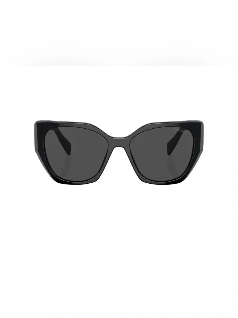Prada Black Wide Cat-Eye Sunglasses